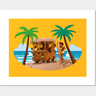 Tiki Kombi Posters and Art